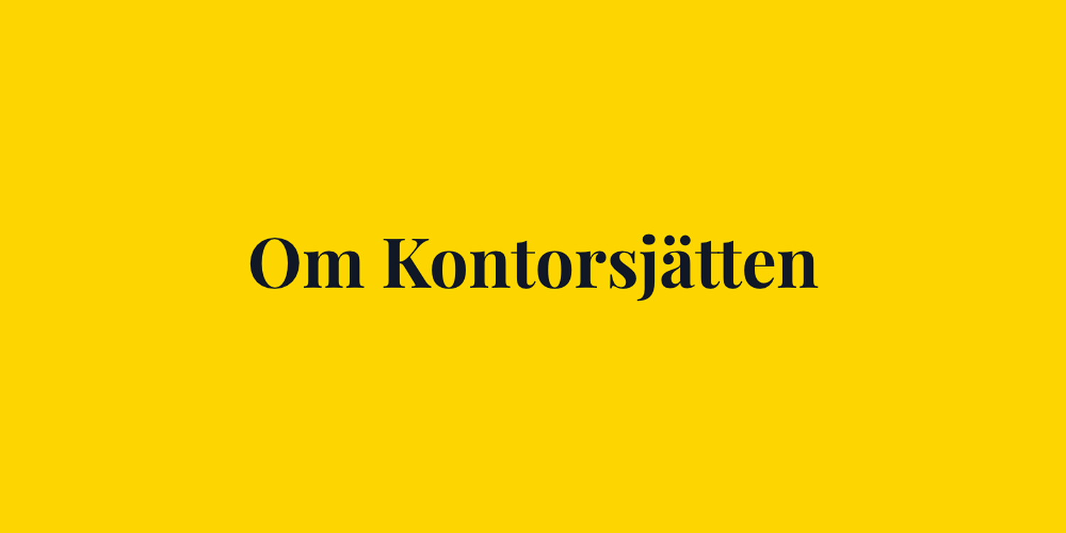 om kontorsjätten