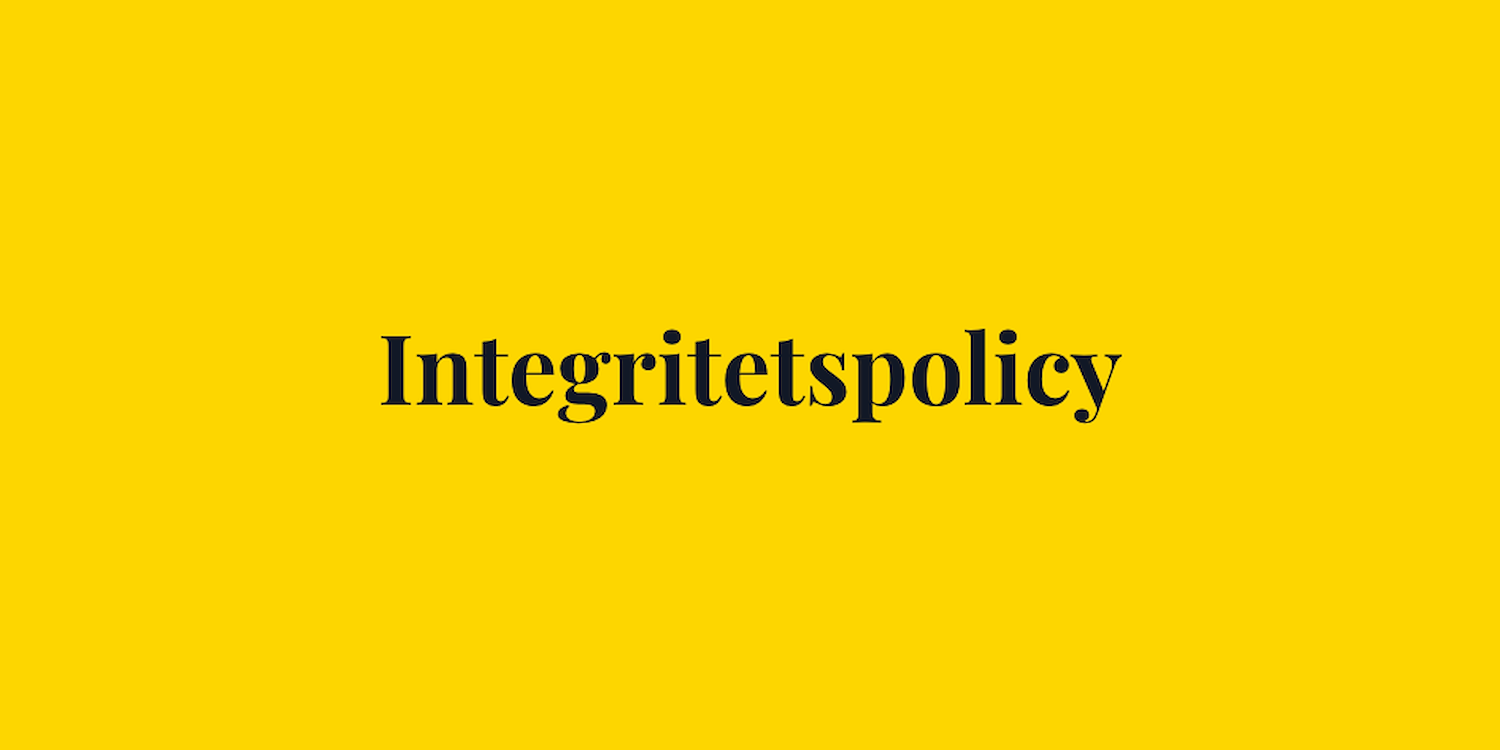 integritetspolicy
