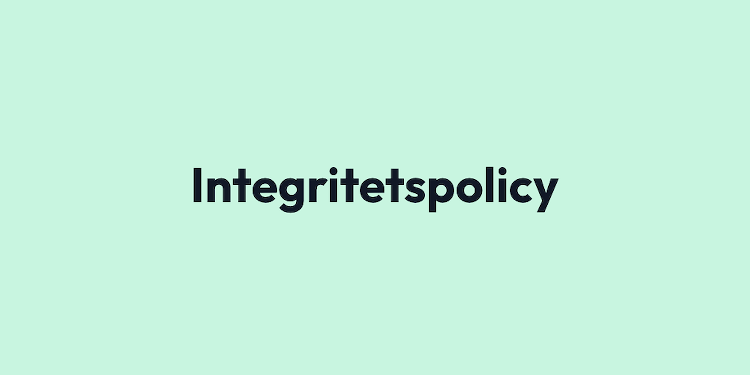 integritetspolicy