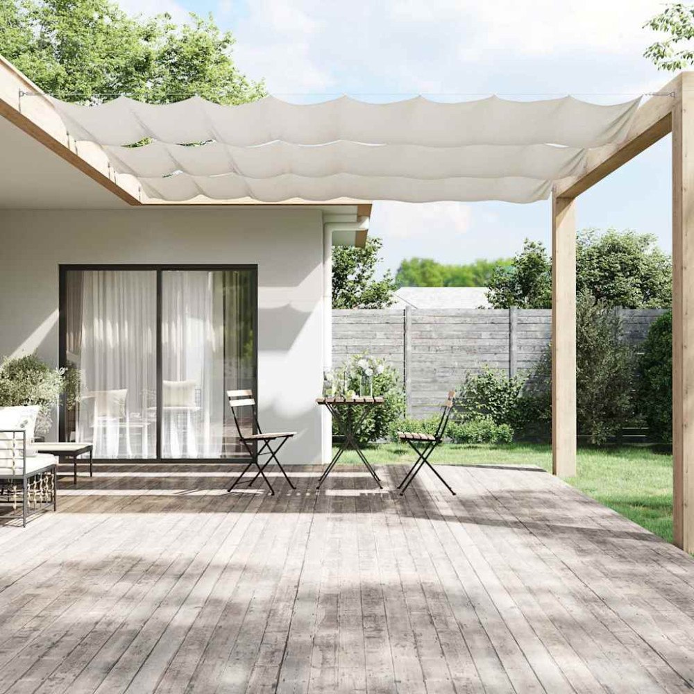 vidaXL Markis vertikal vit 100x1200 cm oxfordtyg