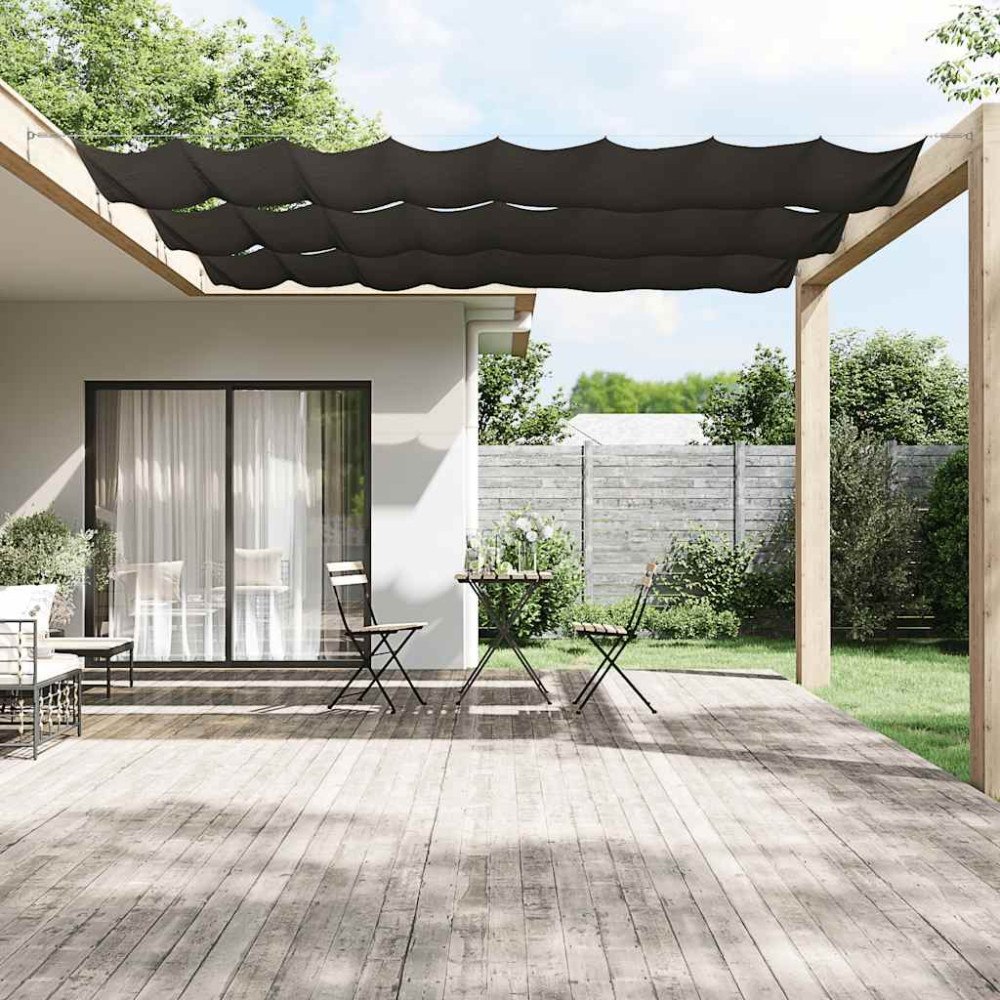 vidaXL Markis vertikal antracit 100x600 cm oxfordtyg