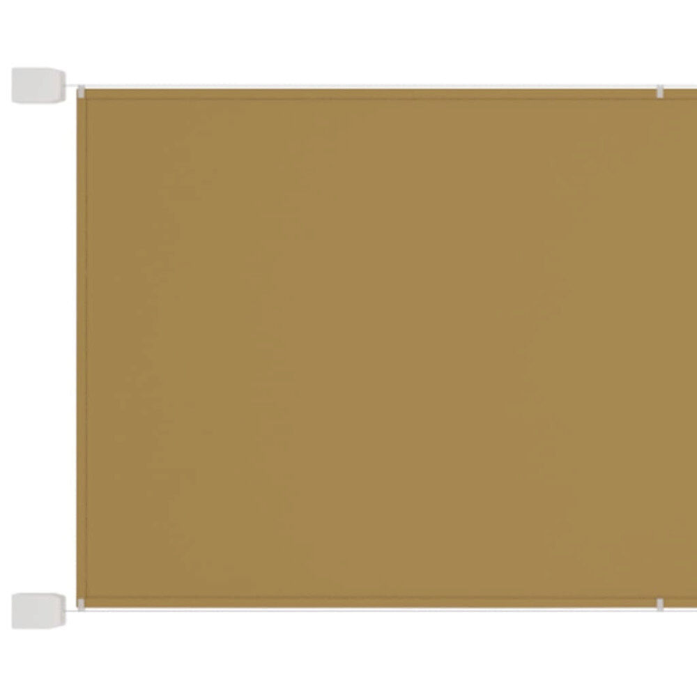 vidaXL Markis vertikal beige 140x1000 cm oxfordtyg