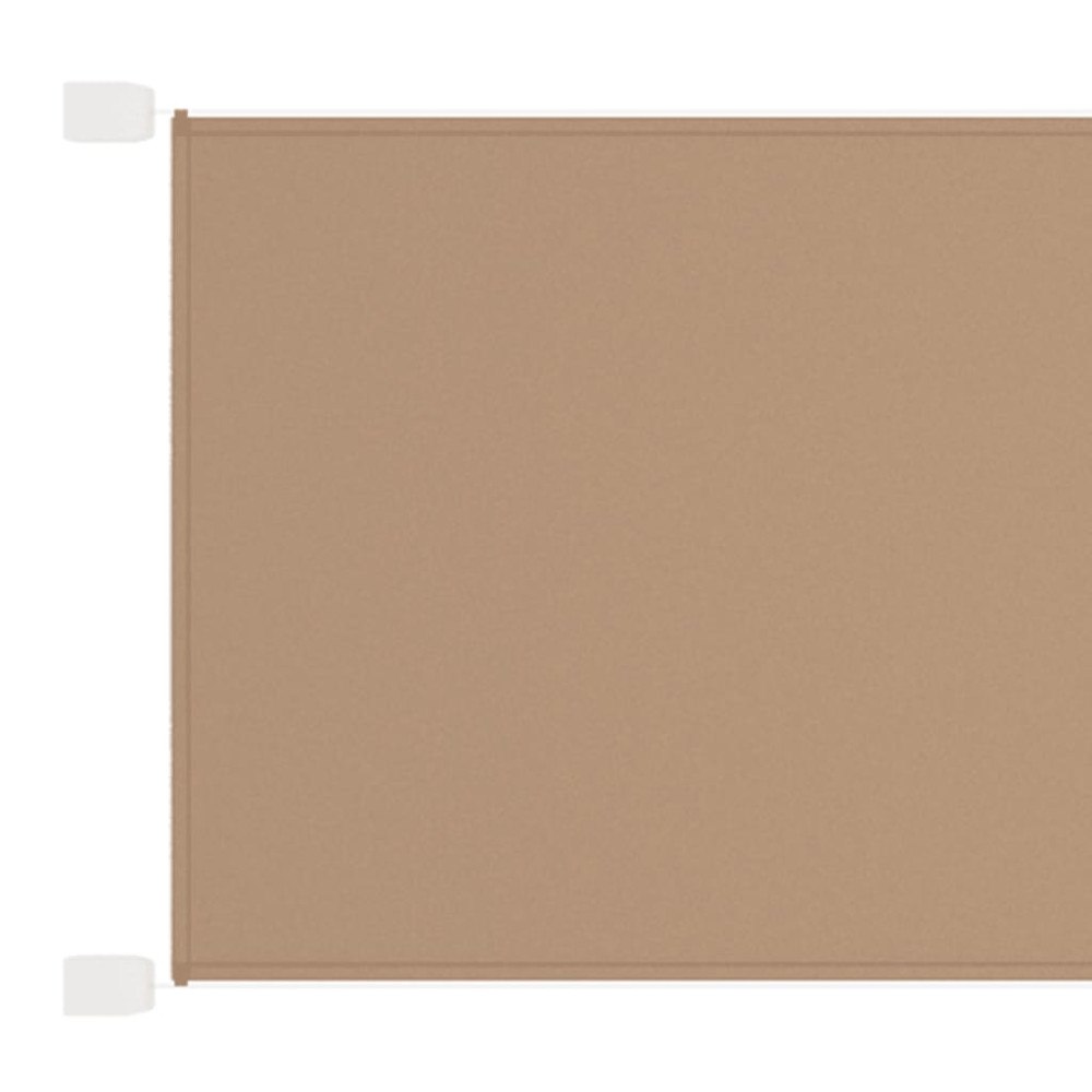vidaXL Markis vertikal taupe 60x270 cm oxfordtyg