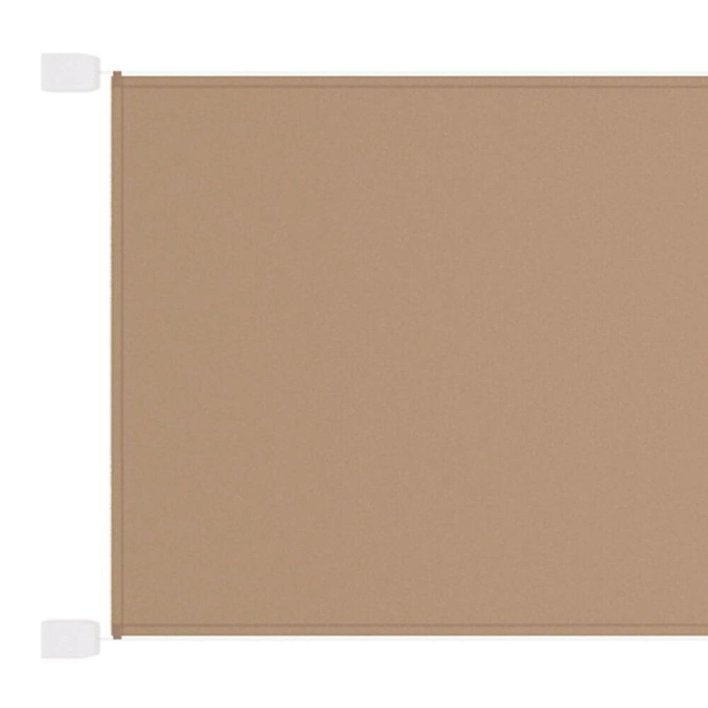vidaXL Markis vertikal taupe 60x270 cm oxfordtyg