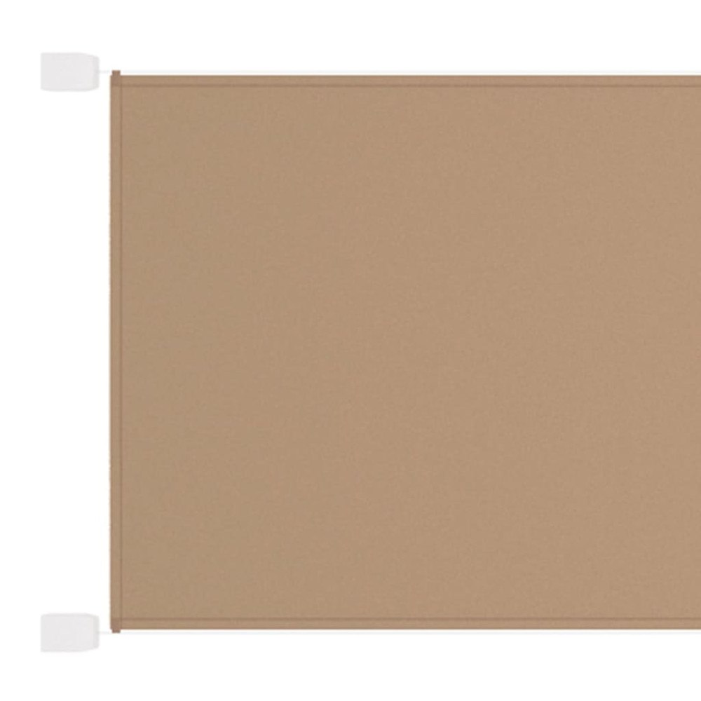 vidaXL Markis vertikal taupe 60x800 cm oxfordtyg