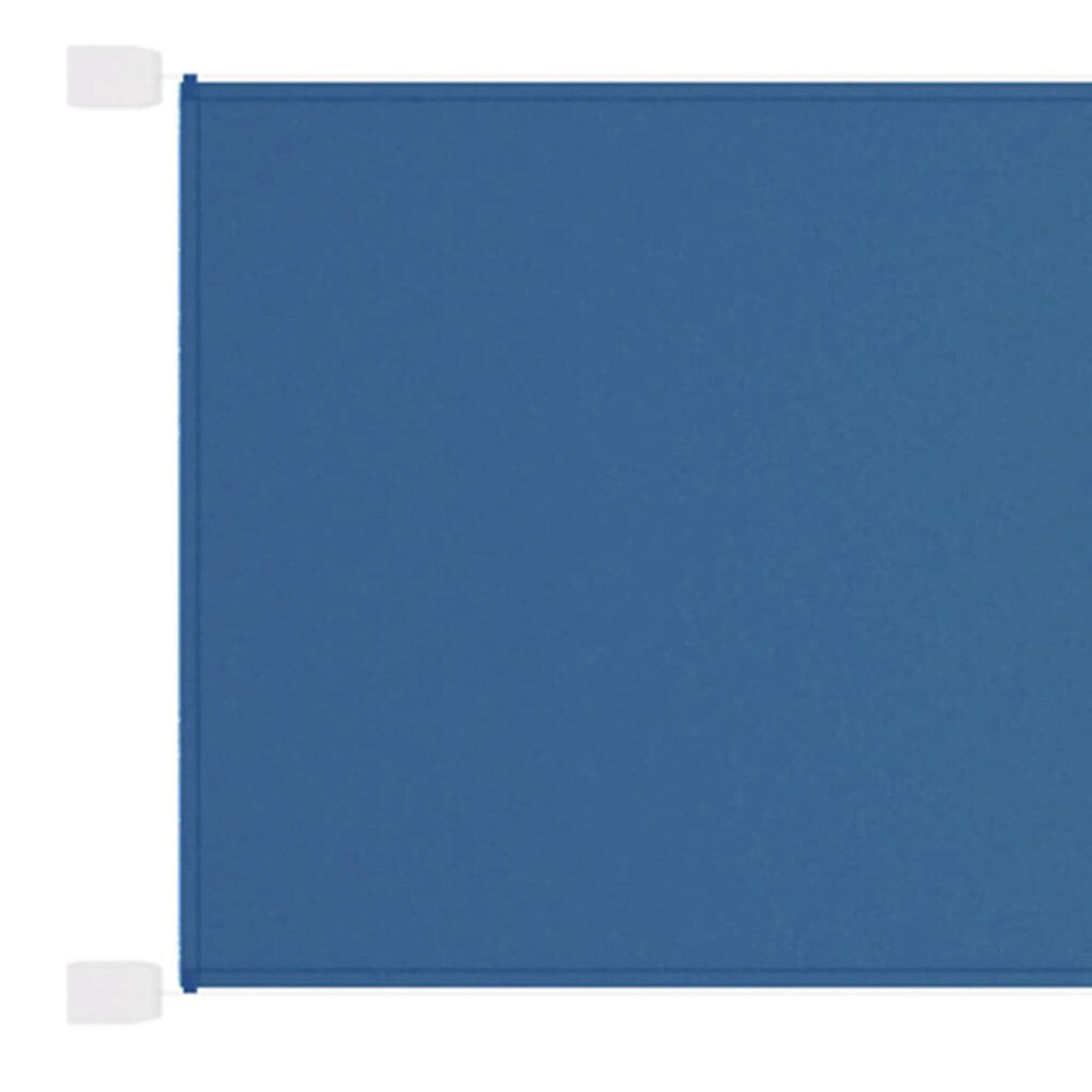 vidaXL Markis vertikal blå 140x1200 cm oxfordtyg