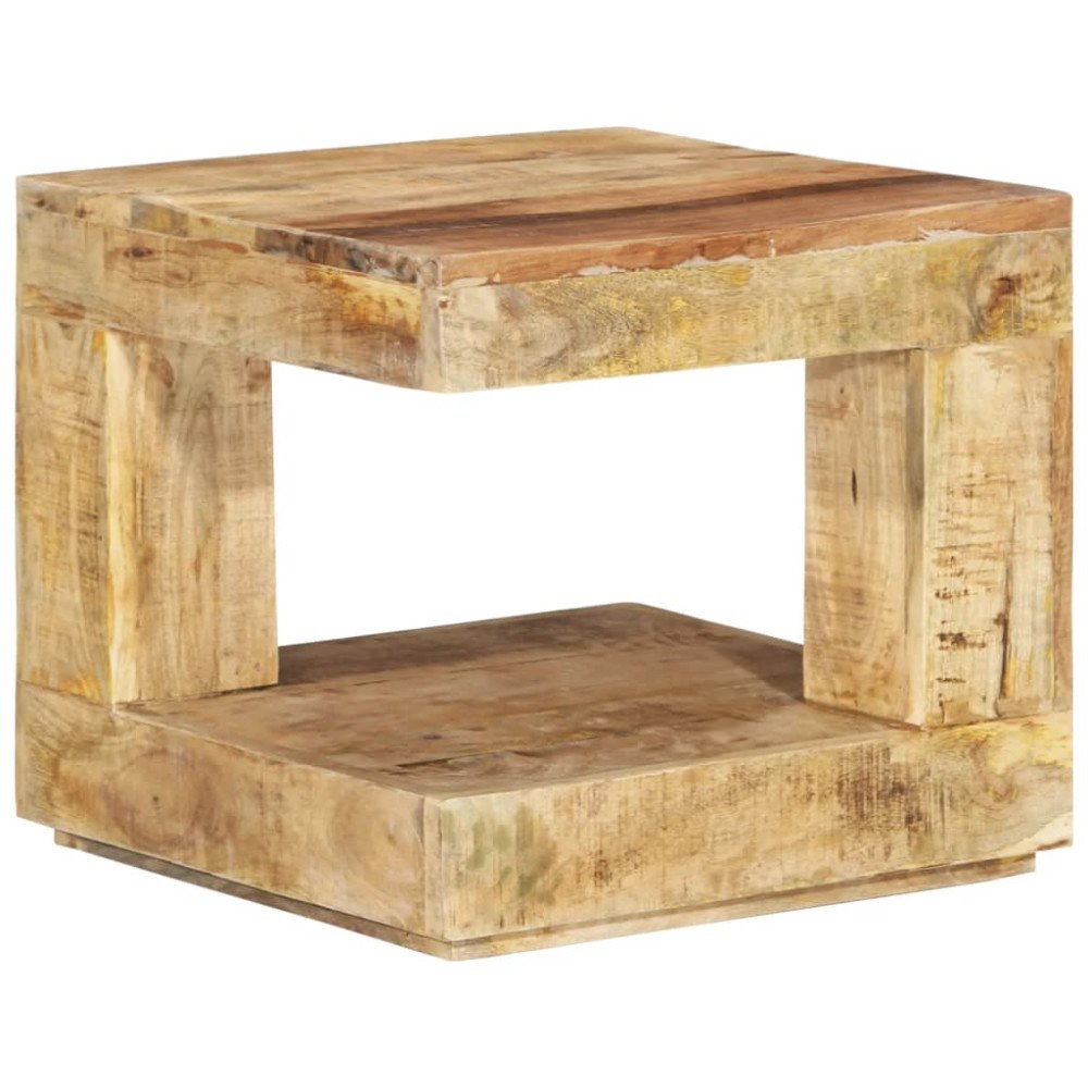 vidaXL Soffbord 45x45x40 cm massivt mangoträ