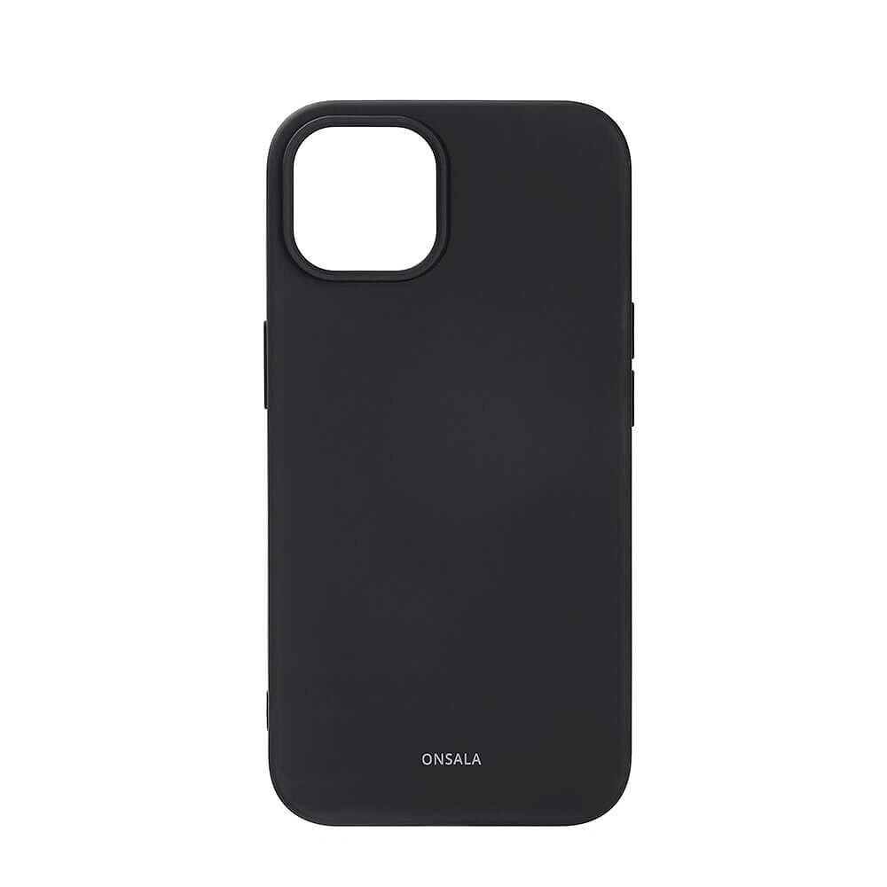 ONSALA Back Sil Touch Recycled MagSerie iPhone 13/14/15 Black