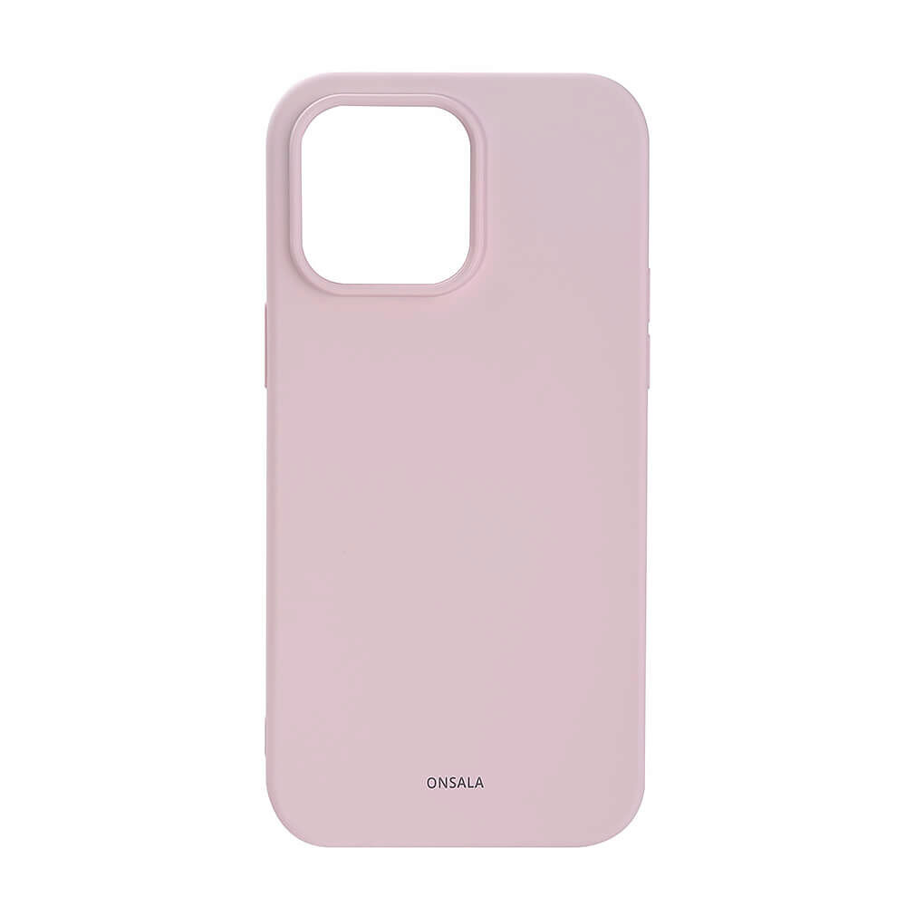 ONSALA Backcover Silicone iPhone 14 Pro Max 6,7" Chalk Pink