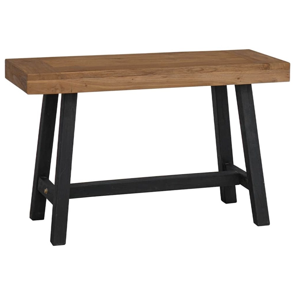 vidaXL Bänk 80 cm massiv teak