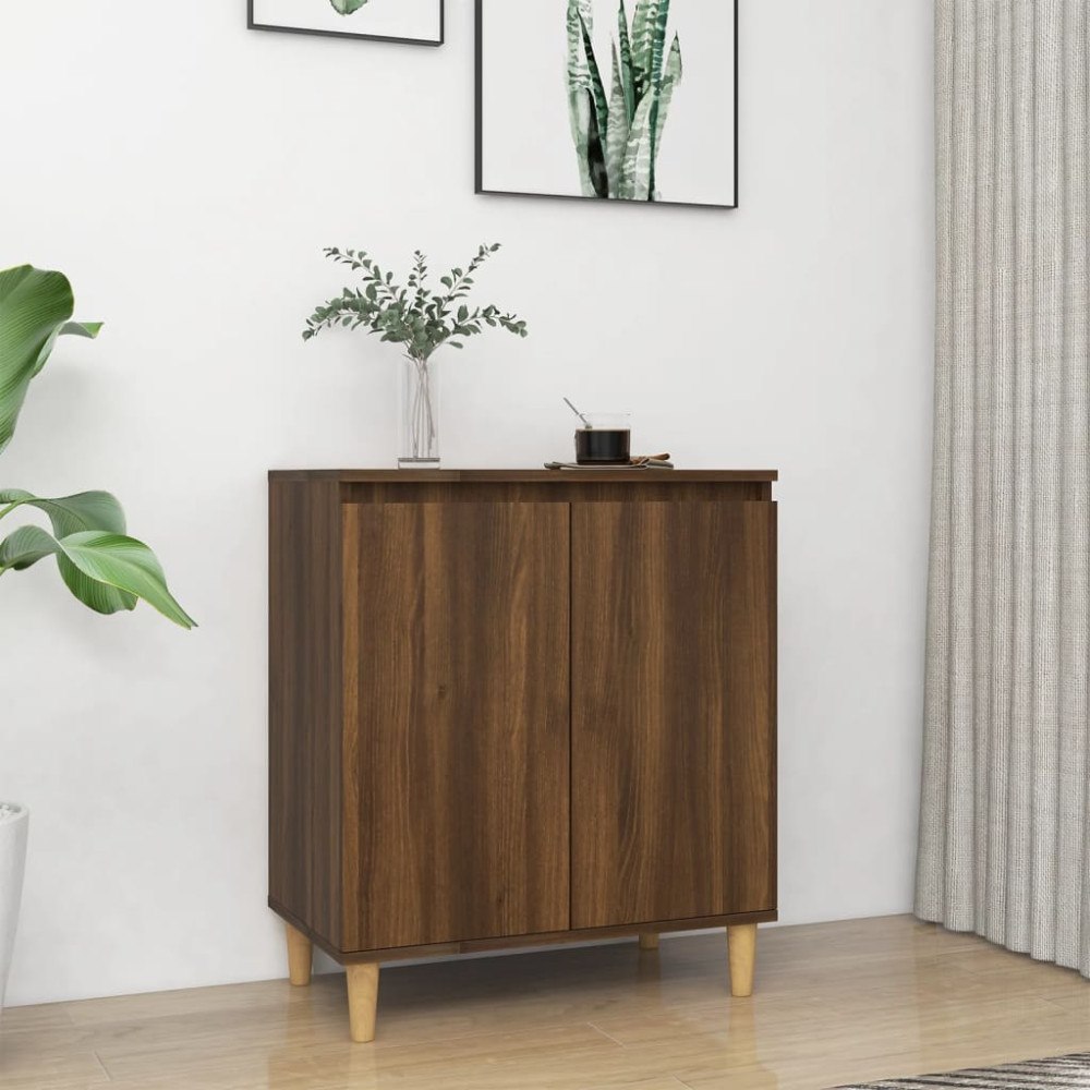 vidaXL Skåp brun ek 60x35x70 cm konstruerat trä