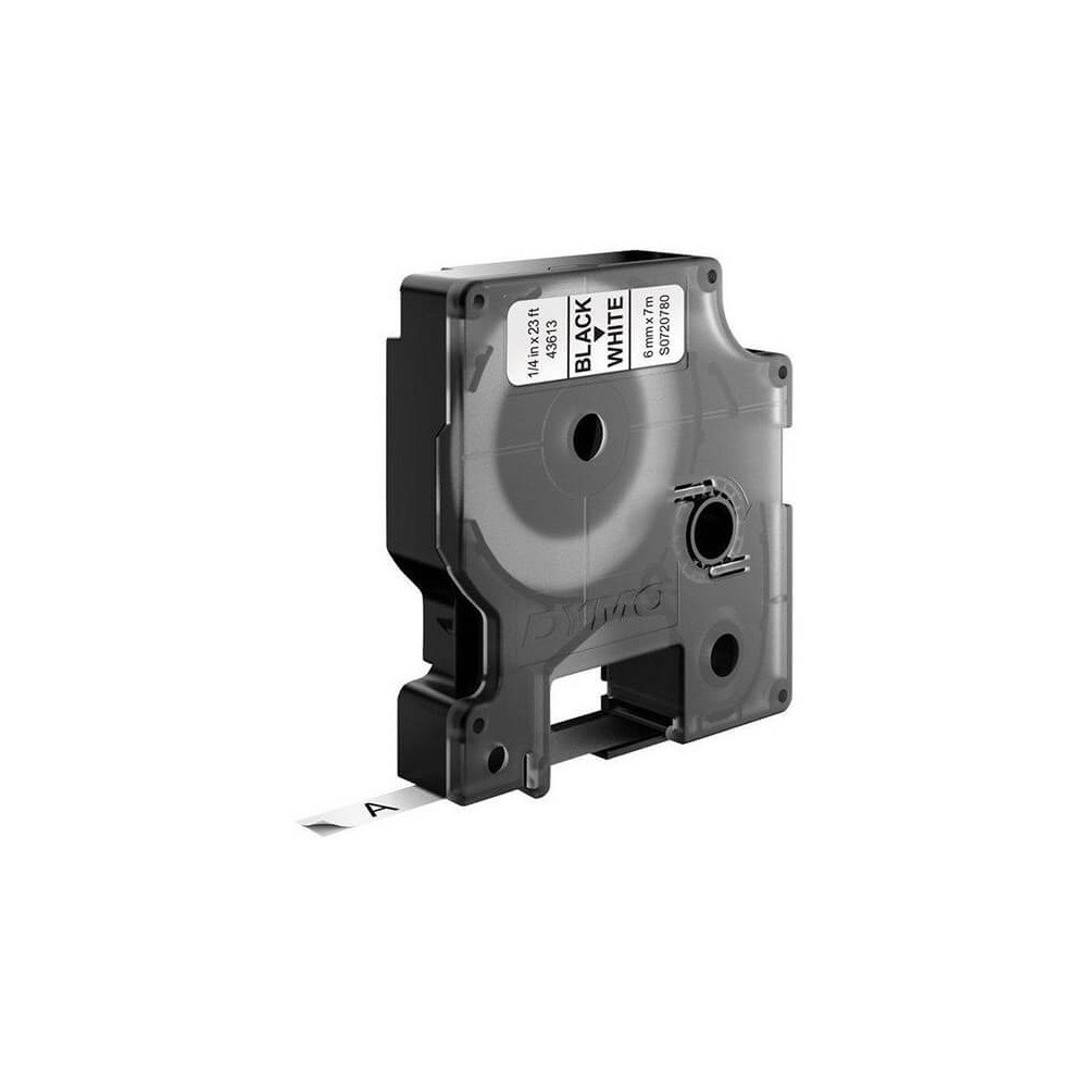 DYMO Ribbon S0720780 43613 6mm Black on White