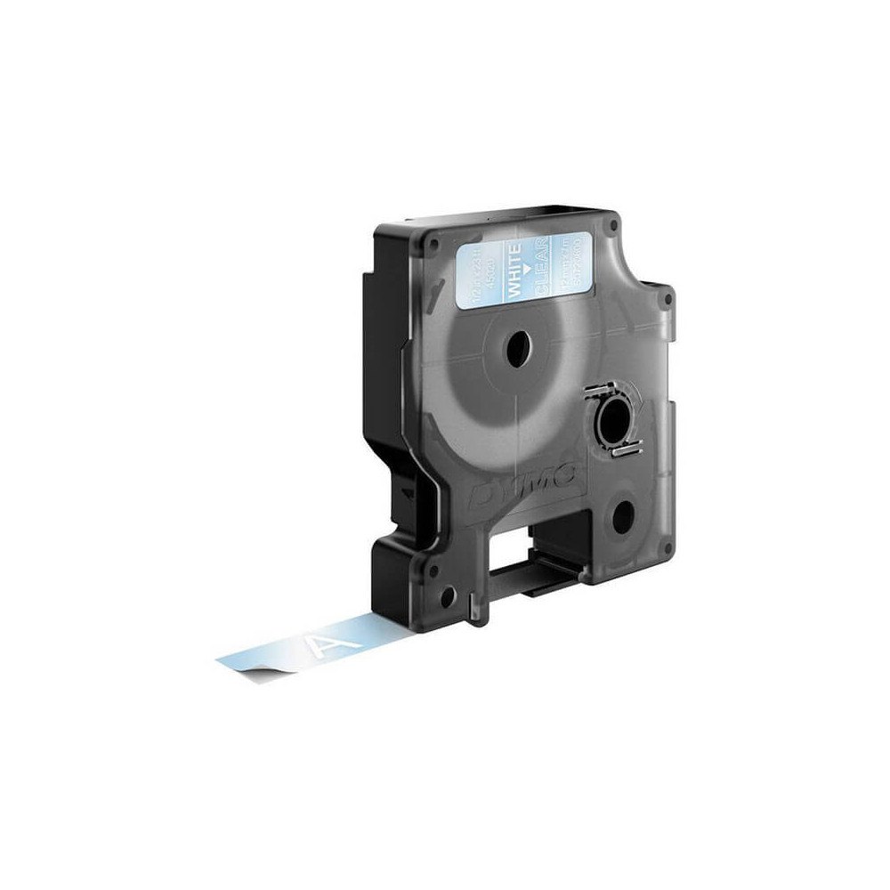 DYMO Ribbon S0720600 45020 12mm White on Clear