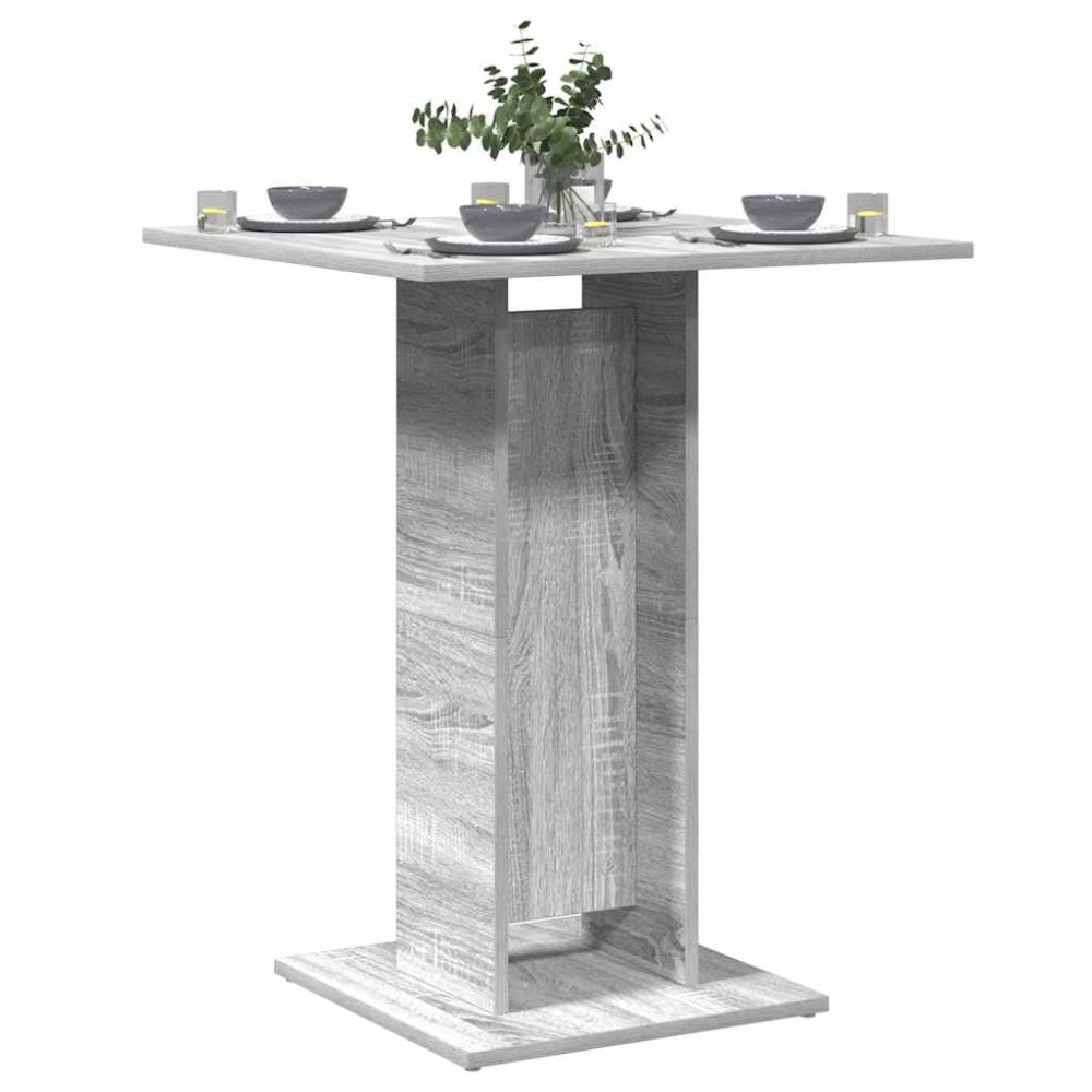 vidaXL Cafébord sonoma 60x60x75 cm konstruerat trä