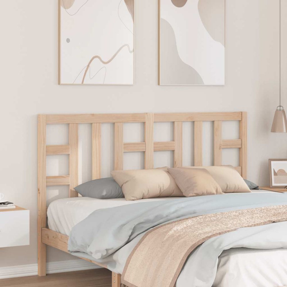 vidaXL Sänggavel 166x4x100 cm massiv furu
