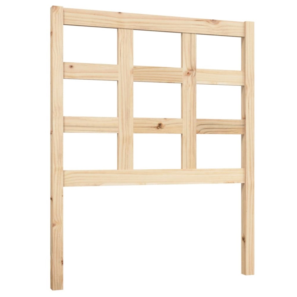 vidaXL Sänggavel 80,5x4x100 cm massiv furu
