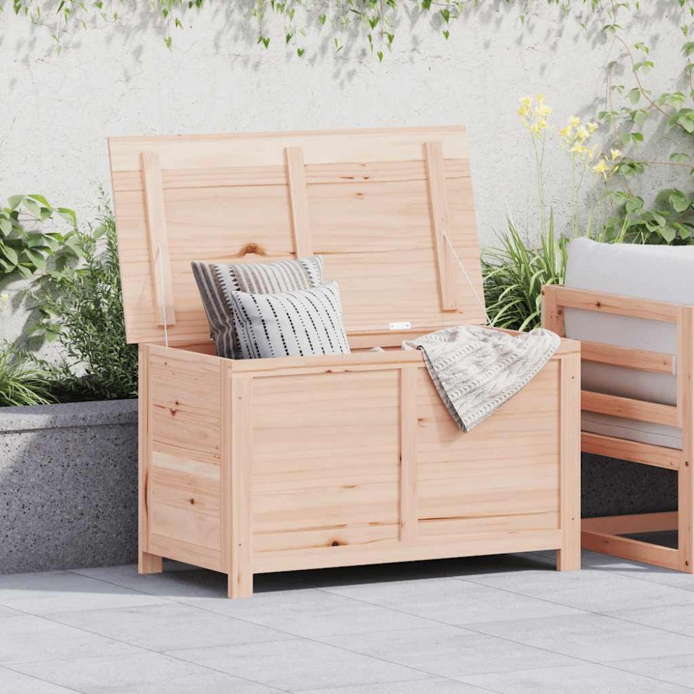 vidaXL Dynbox för trädgården 100x50x56 cm massivt granträ