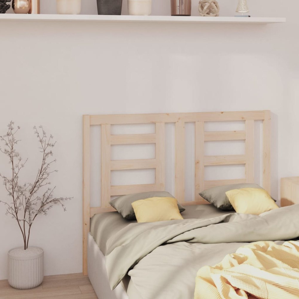 vidaXL Sänggavel 156x4x100 cm massiv furu