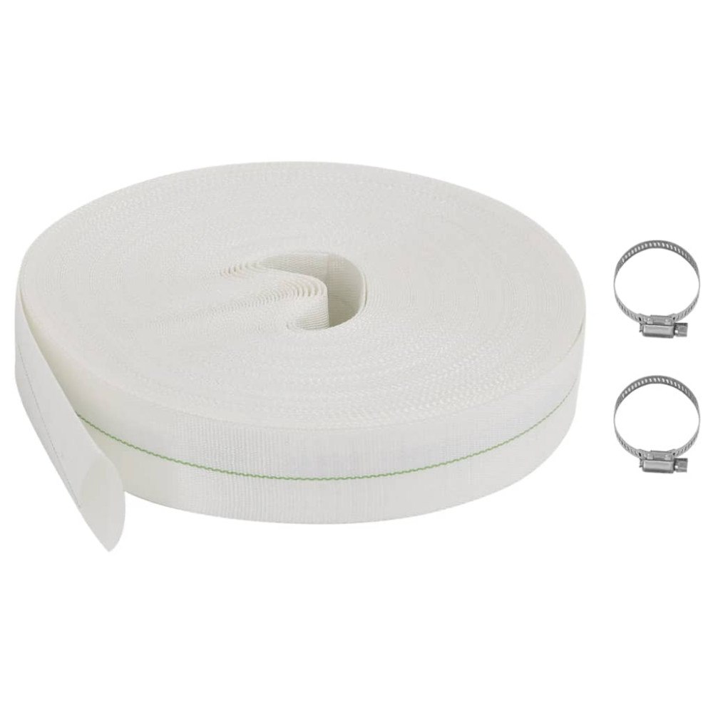 vidaXL Platt slang 50 m 1" PE