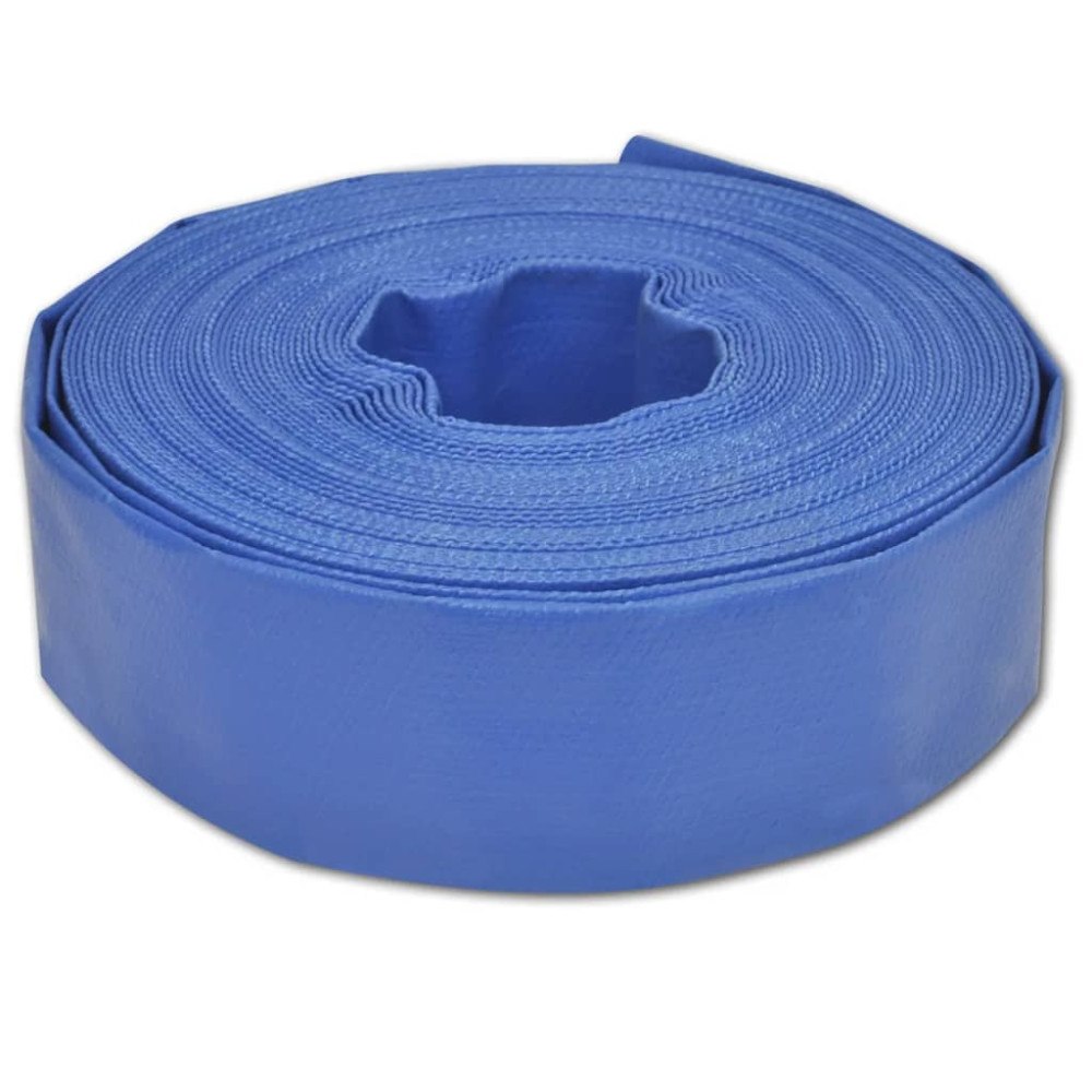 vidaXL Platt slang 100 m 3" PVC