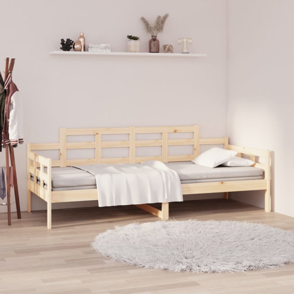 vidaXL Dagbädd 80x200 cm massiv furu