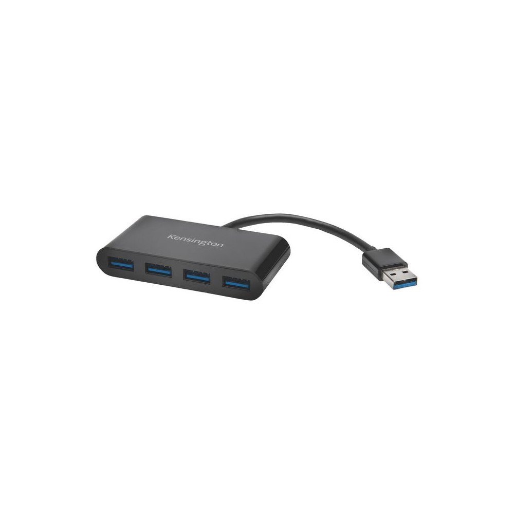 KENSINGTON Hub KENSINGTON USB 3.0 4-Port svart