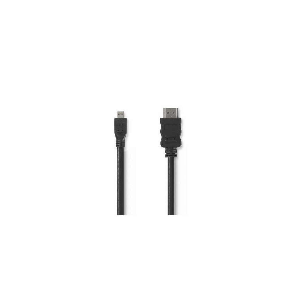 NEDIS Kabel NEDIS HDMI - HDMI Micro 1,5m svart