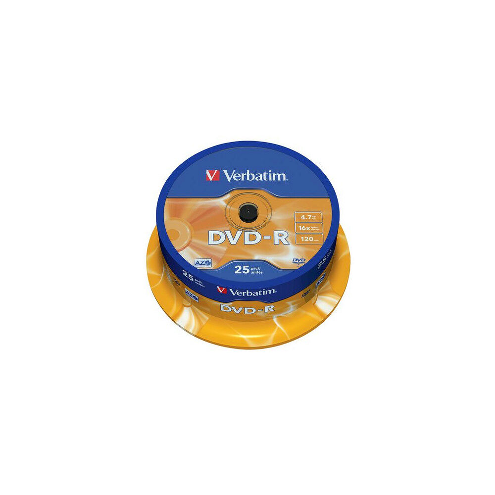 VERBATIM DVD-R VERBATIM 4,7GB 25/fp