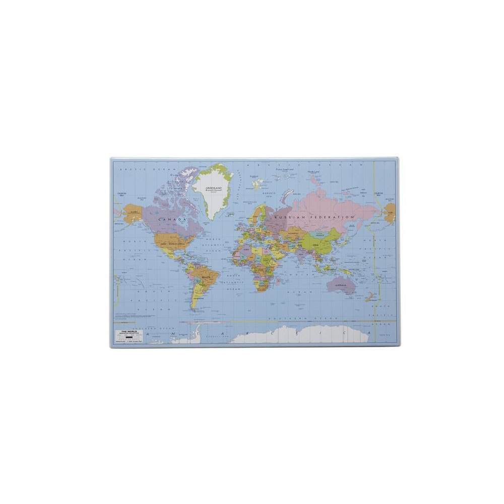 No Brand Skrivunderlägg Världsk. PP 58,5x38,5cm