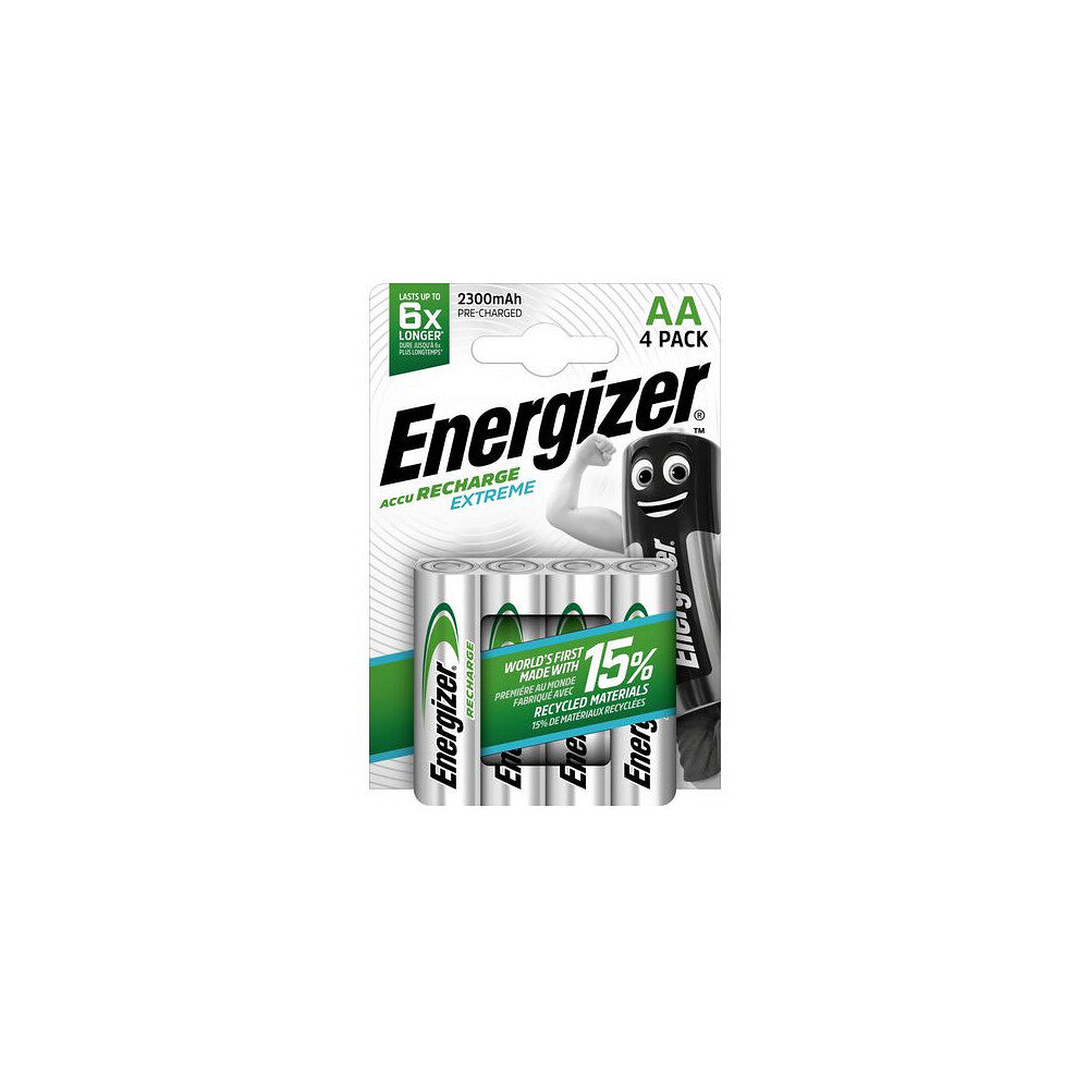 ENERGIZER Batteri Laddbar ENERGIZER AA Extr. 4/fp