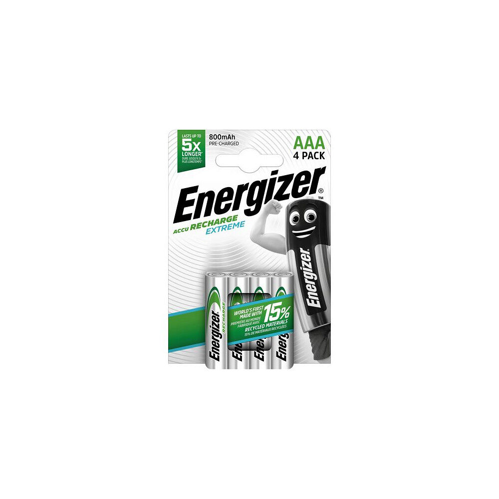 ENERGIZER Batteri Laddbar ENERGIZER AAA Extr. 4/fp