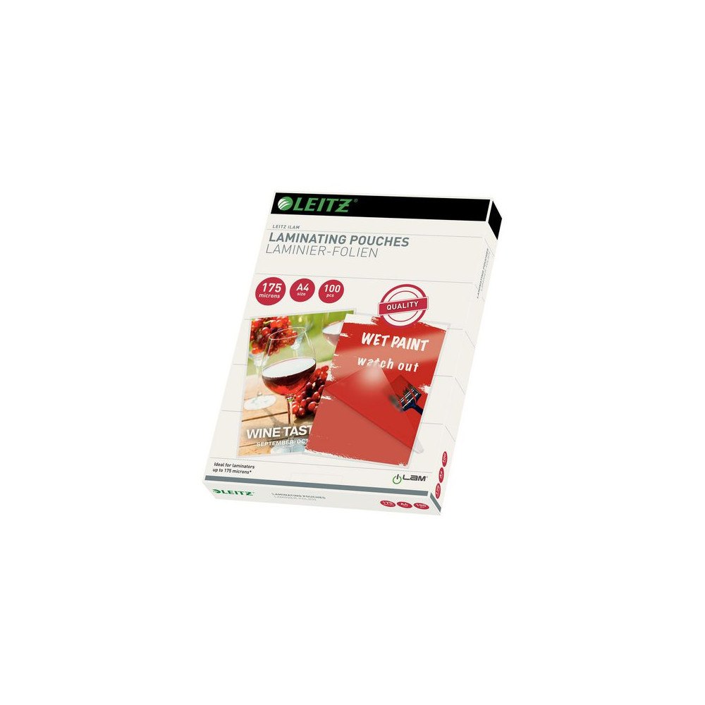 LEITZ Laminat LEITZ A4 175mic klar 100/fp