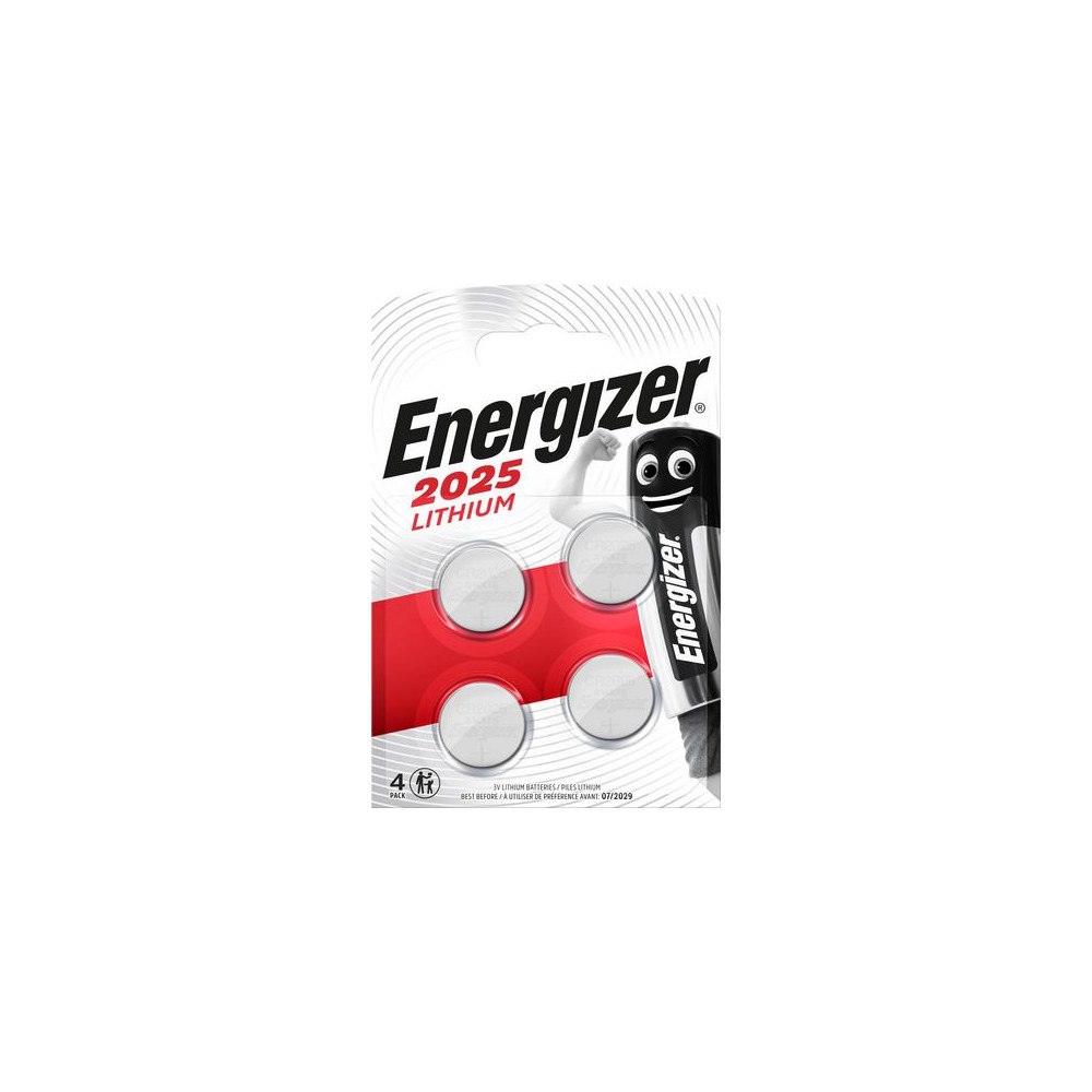 ENERGIZER Batteri ENERGIZER Lithium CR2025 4/fp