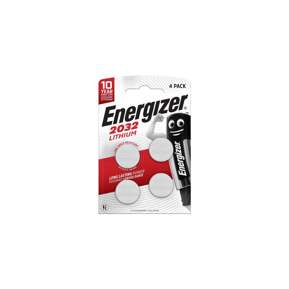 ENERGIZER Batteri ENERGIZER Lithium CR2032 4/fp