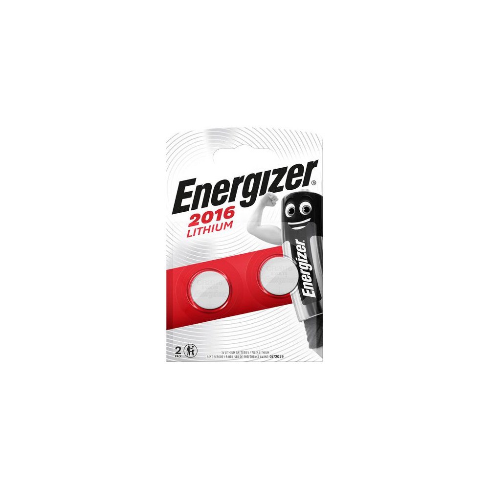 ENERGIZER Batteri ENERGIZER Lithium CR2016 2/fp