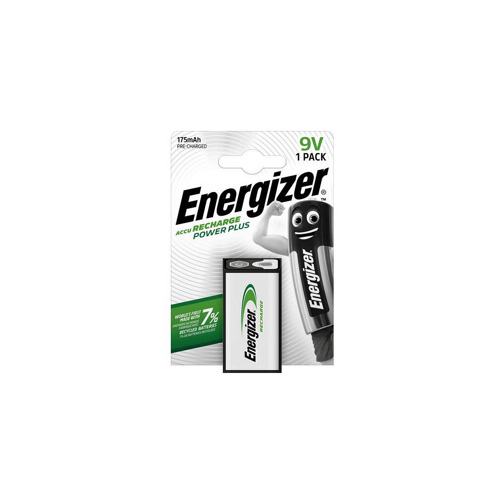 ENERGIZER Batteri Laddbar ENERGIZER P-P 9V