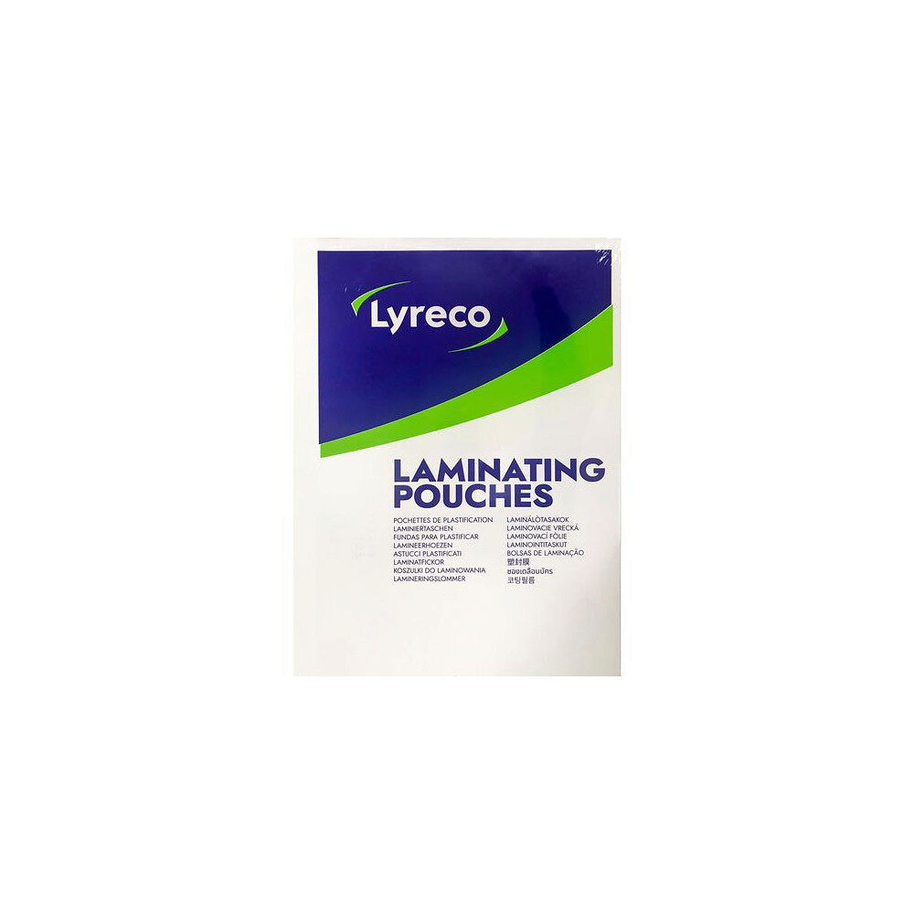 Lyreco Laminat LYRECO A3 75mic klar 100/fp