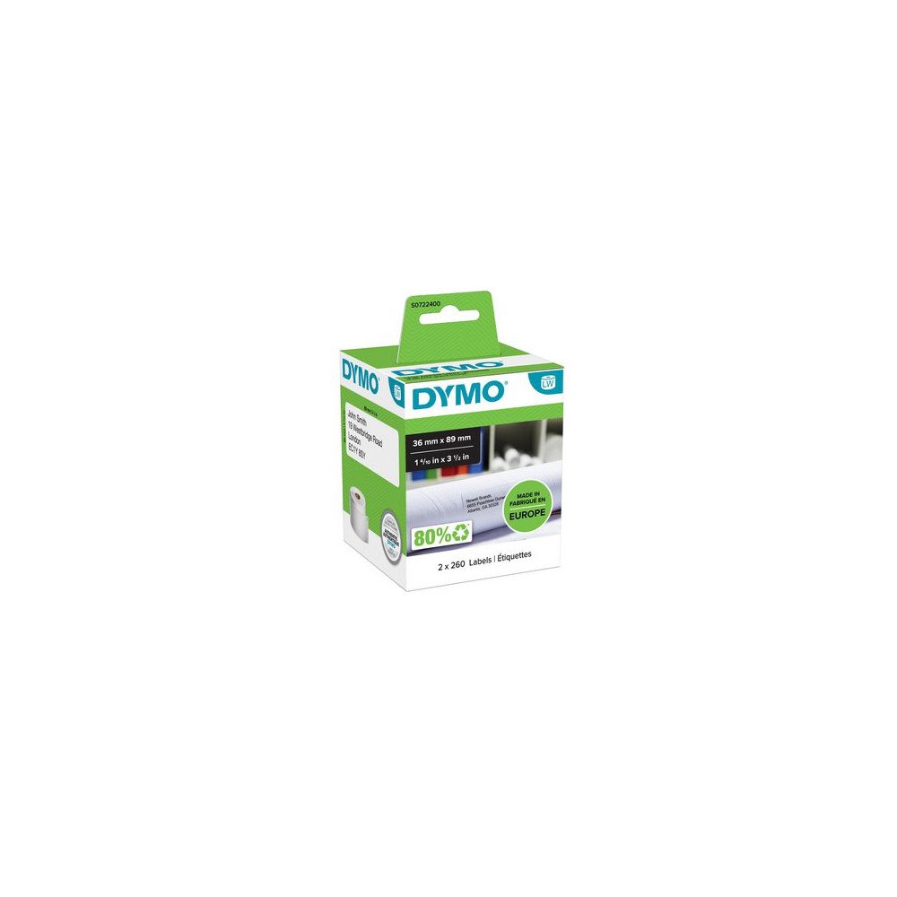 DYMO Etikett DYMO LW 89x36mm 520/fp