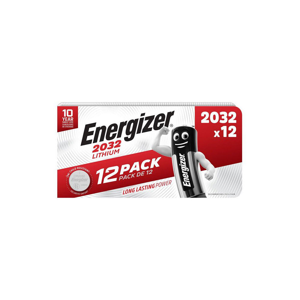 ENERGIZER Batteri ENERGIZER Lithium CR2032 12/fp