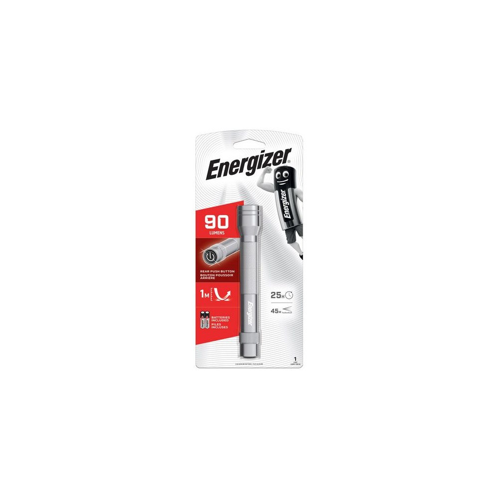ENERGIZER Ficklampa ENERGIZER metall LED 2AA 90lm