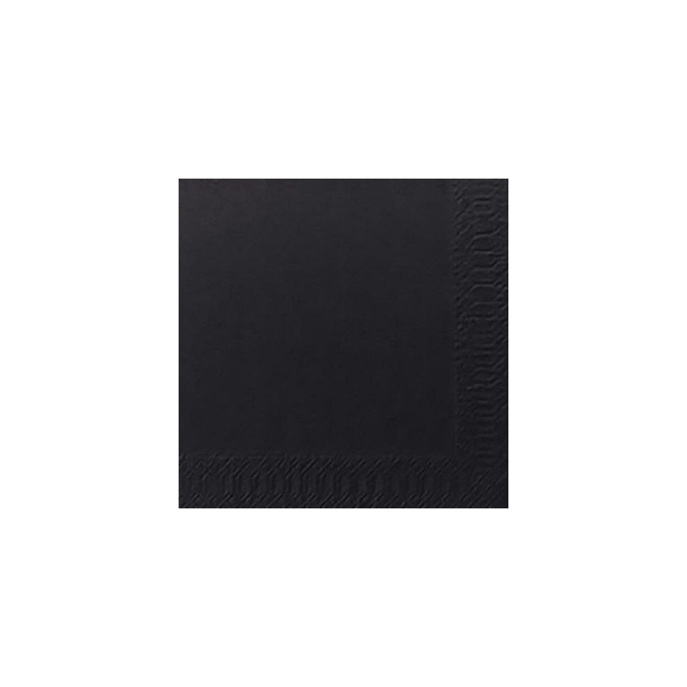 Duni Servett 3-lags 24x24cm svart 250/fp
