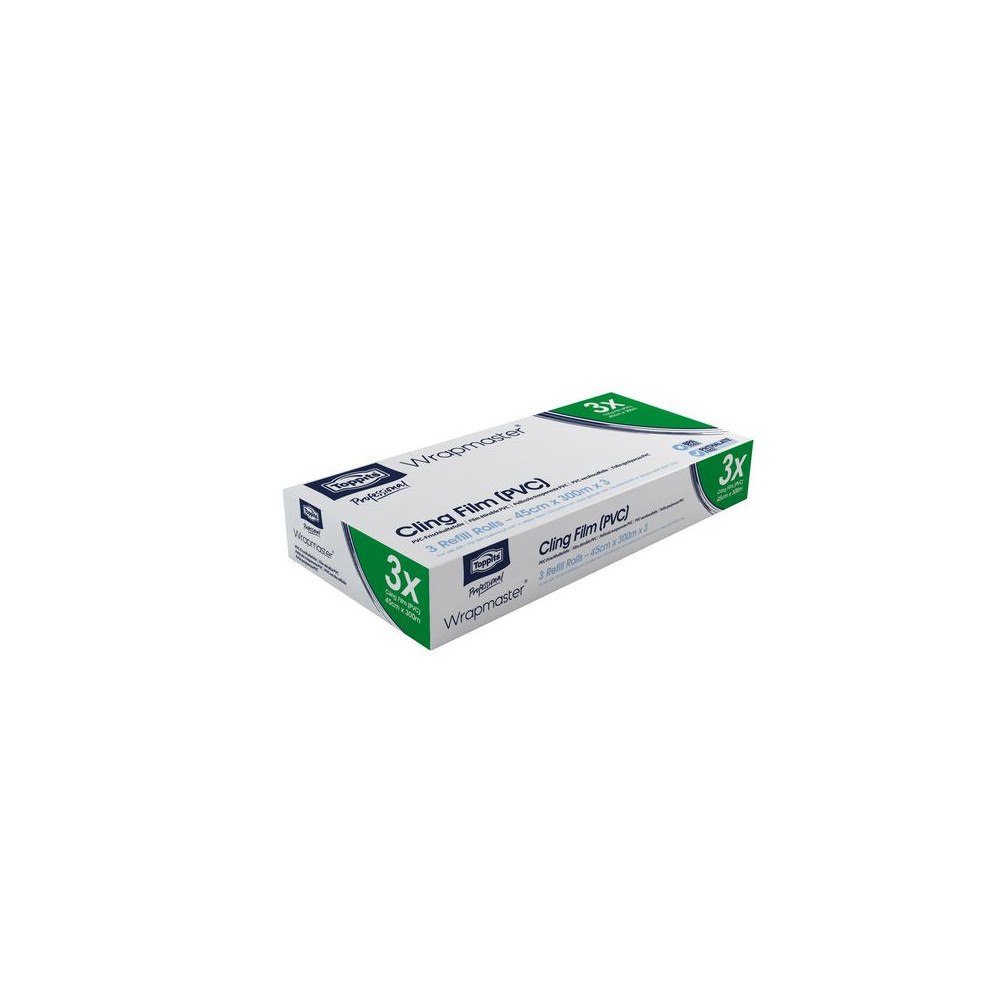 Toppits Plastfolie TOPPITS PVC 45cmx300m 3/fp