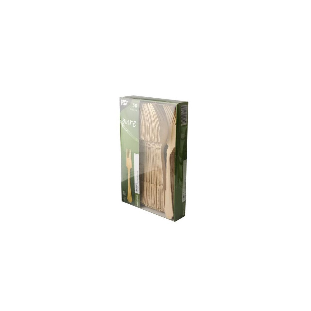 PAPSTAR Bestick Trägaffel PURE Premium 50/fp