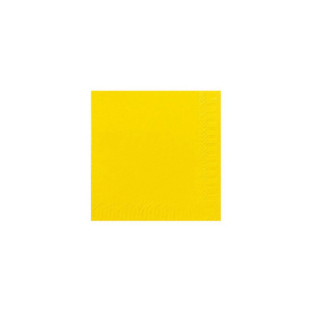 Duni Servett 3-lags 33x33cm gul 125/fp