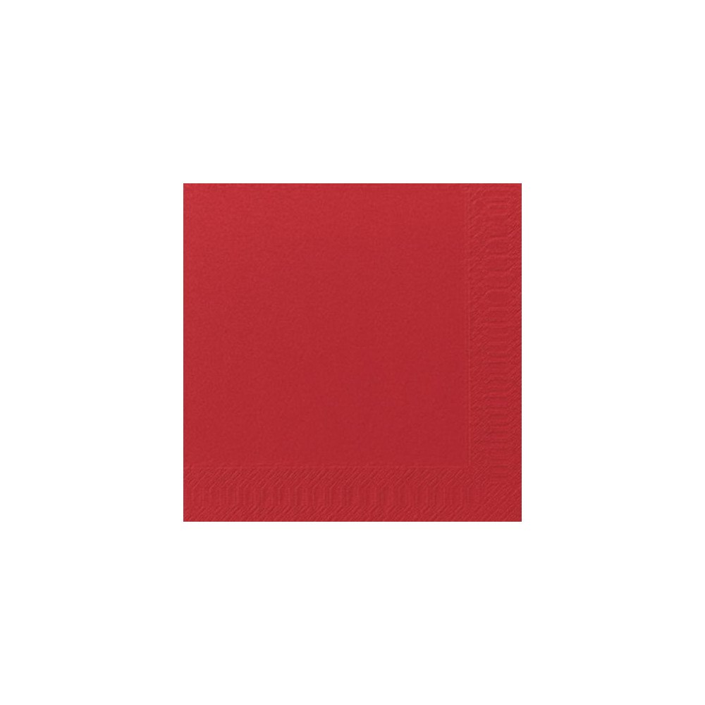 Duni Servett 3-lags 40x40cm röd 125/fp