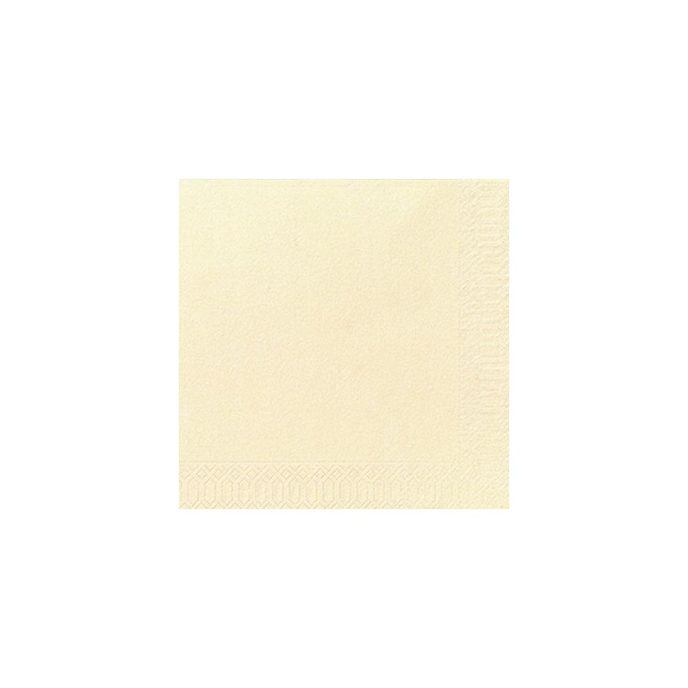 Duni Servett 3-lags 40x40cm vanilj 125/fp