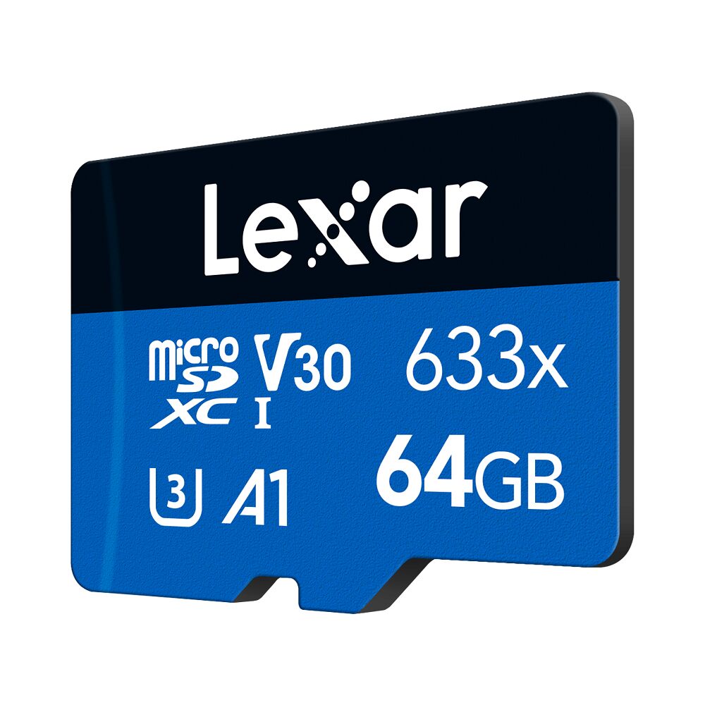 LEXAR Lexar microSDXC 633x UHS-I/A1/U3/10 R95/no adap (V30) 64GB