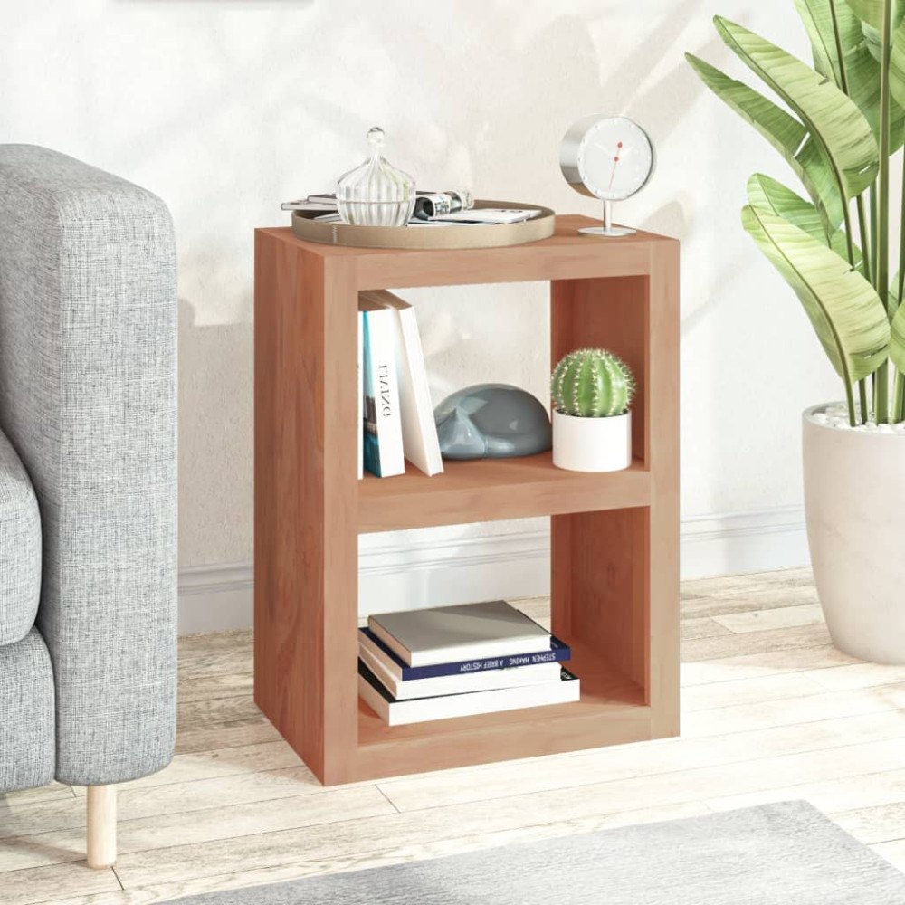 vidaXL Sidobord 45x30x60 cm massiv teak