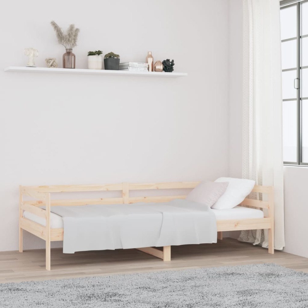 vidaXL Dagbädd utan madrass 80x200 cm massiv furu