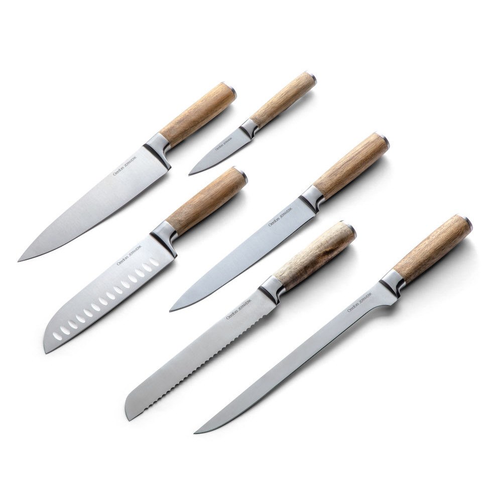 Orrefors Jernverk 6-pack Knivar Acacia
